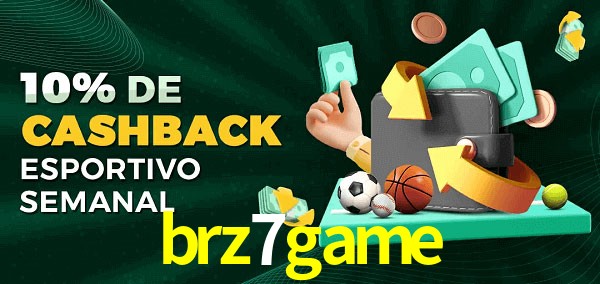 10% de bônus de cashback na brz7game
